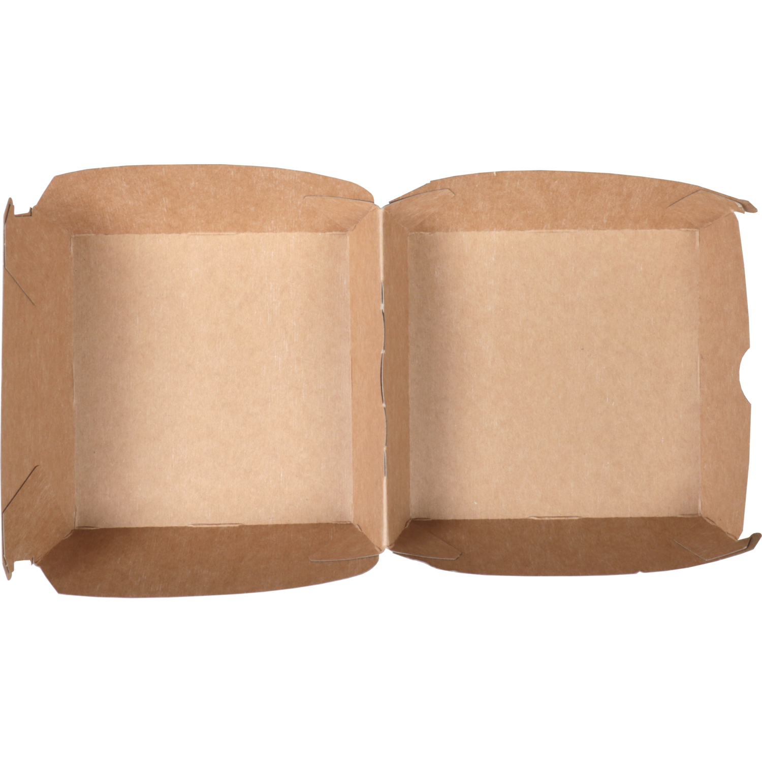 Bak, Karton, hamburgerbox, 115x115x70mm, bruin 3