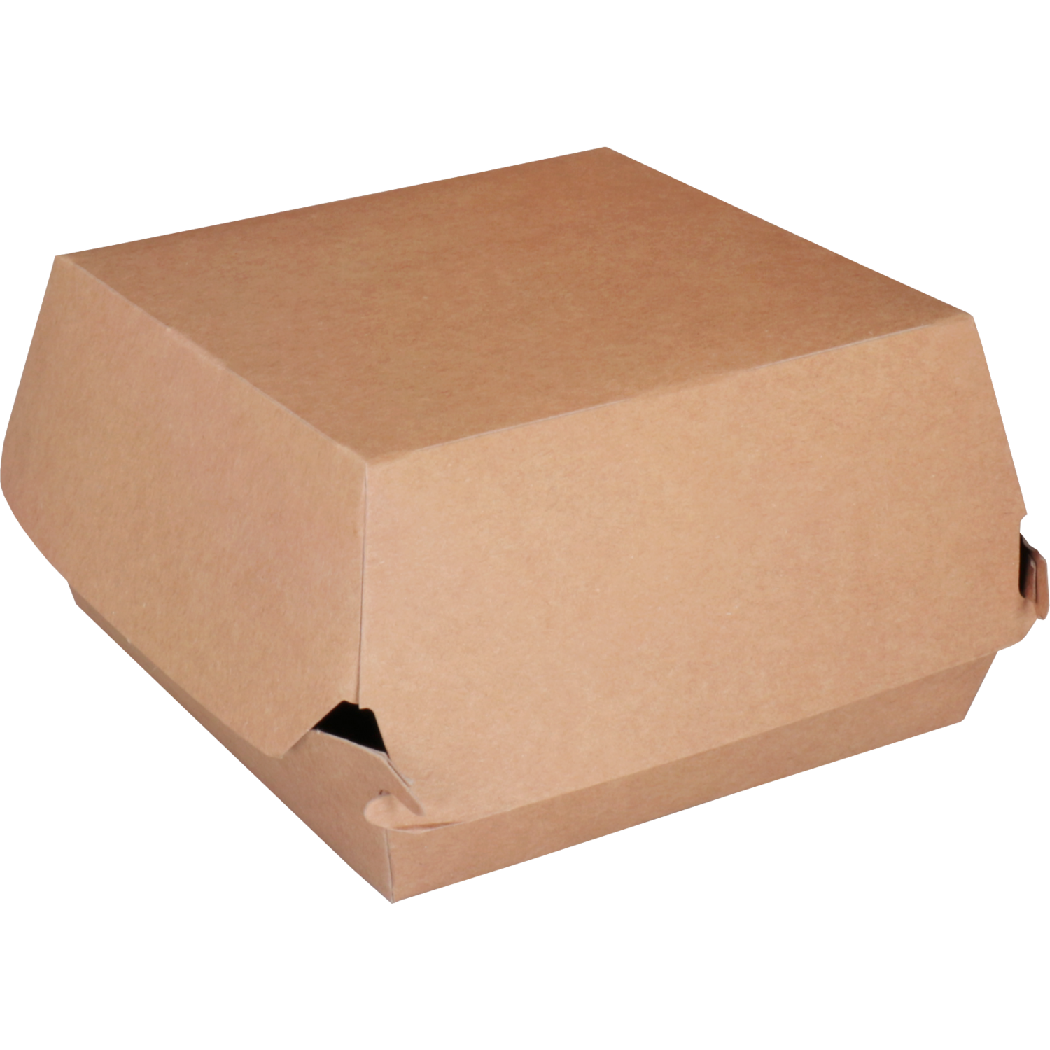 Bak, Karton, hamburgerbox, 115x115x70mm, bruin 1