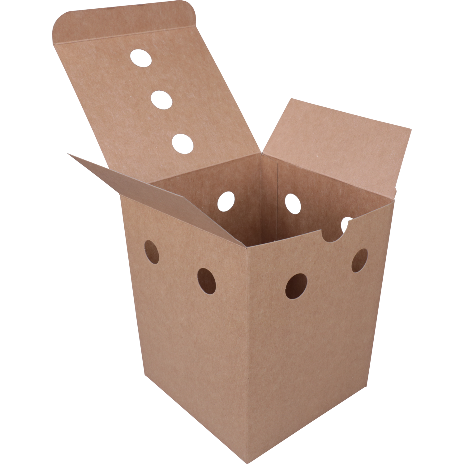 Bak, Karton, fritesbox, 110x110x140mm, bruin 2