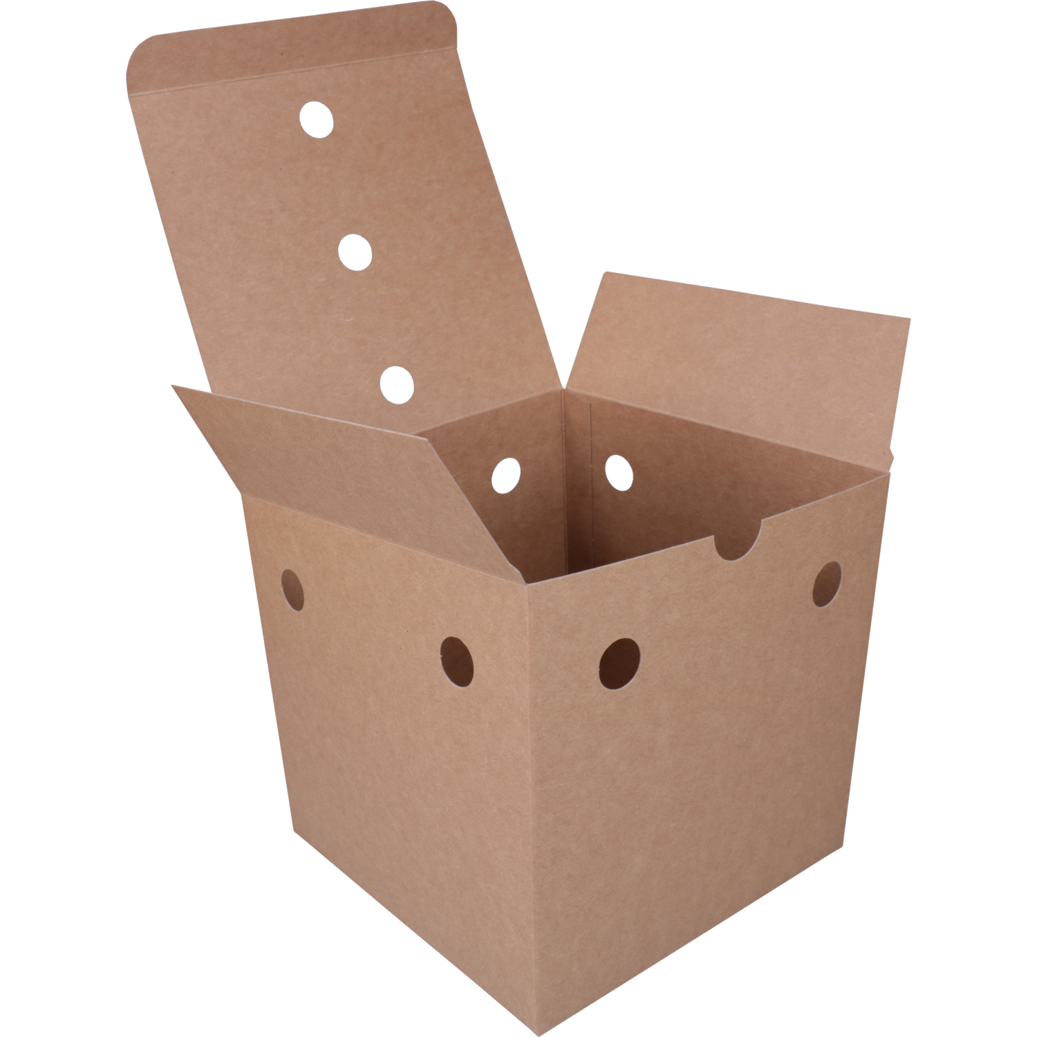 Bak, Karton, fritesbox, 150x150x140mm, bruin 2