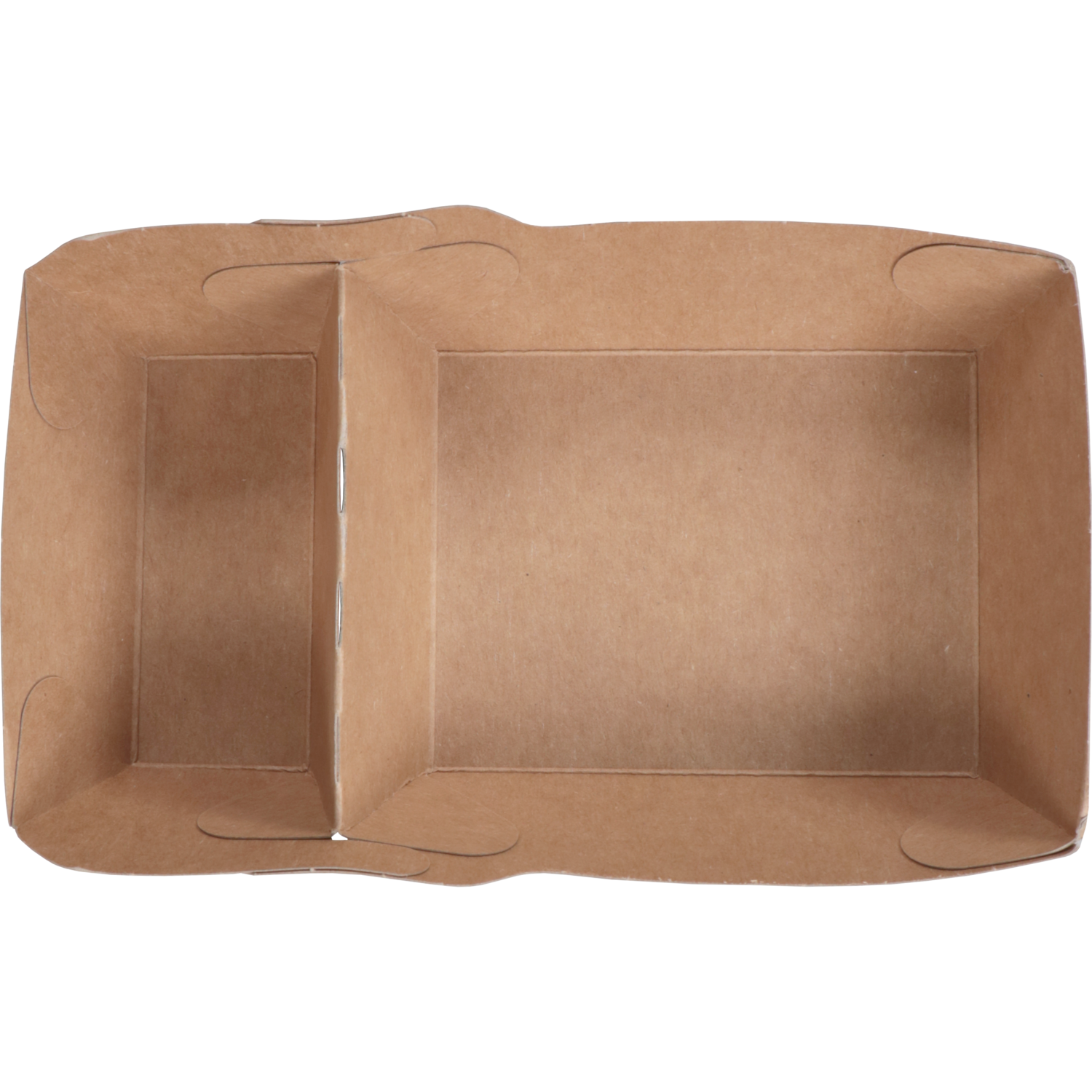 Bak, Karton, A7+1/A23, snackbak, 120x70x35mm, bruin 2
