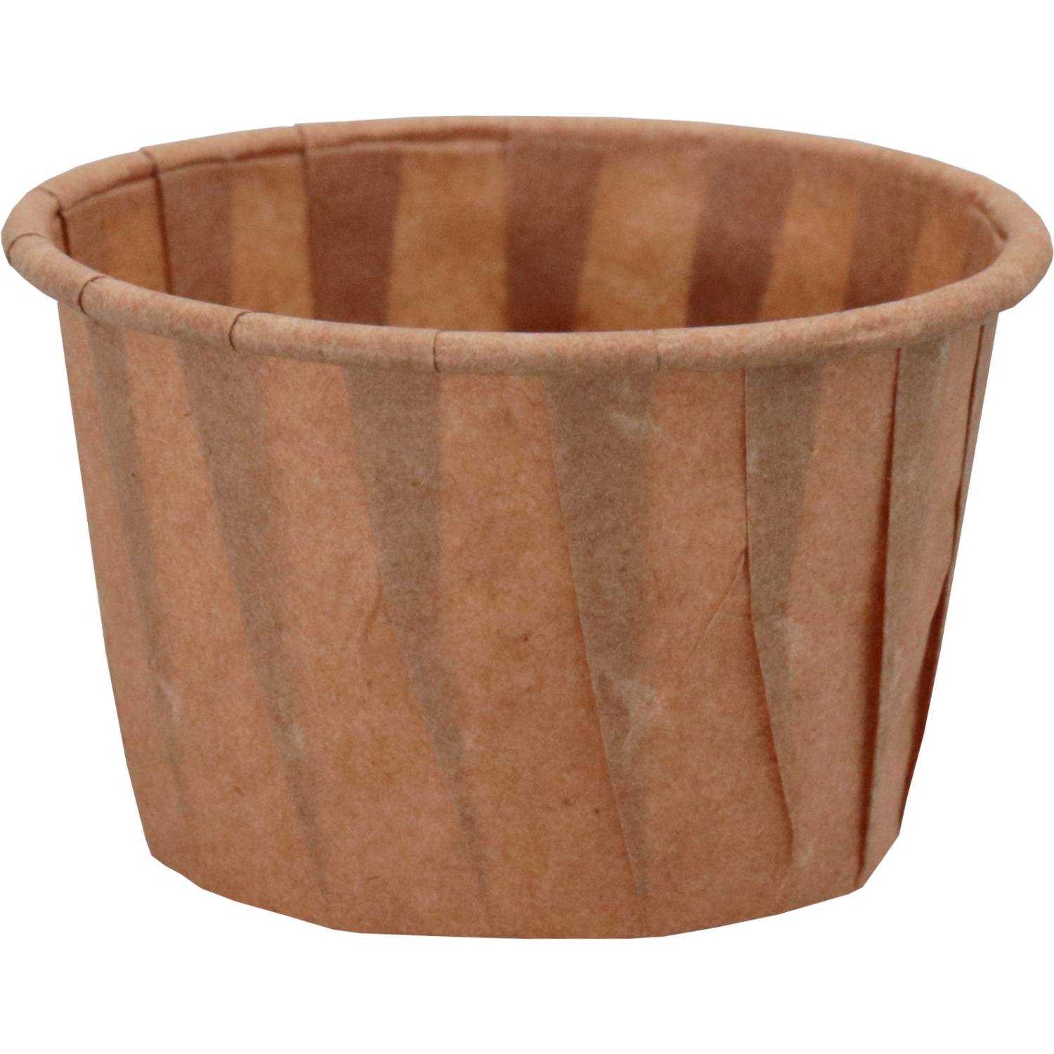 Cup, portiecup, 35ml, 1.25oz, 31mm, papier, bruin 1