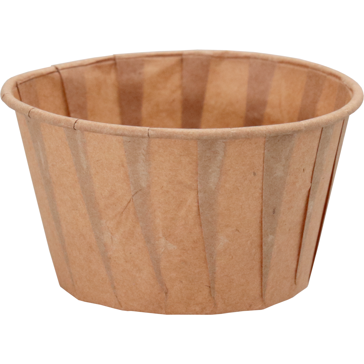 Cup, portiecup, 110ml, 4oz, 41mm, papier, bruin 1
