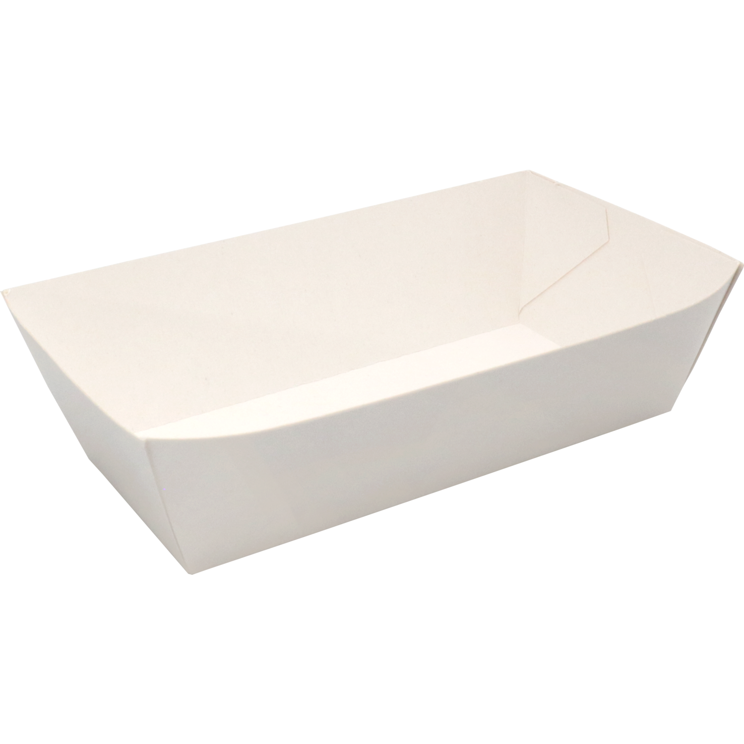 Depa Bak, Karton + kleicoating, KA14, snackbak, 140x70x45mm, wit 1