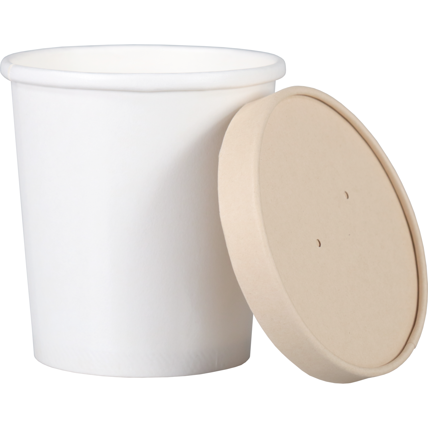 Depa, Soepbeker, Karton + PE, 400ml, 16oz, Ø97mm, wit 2