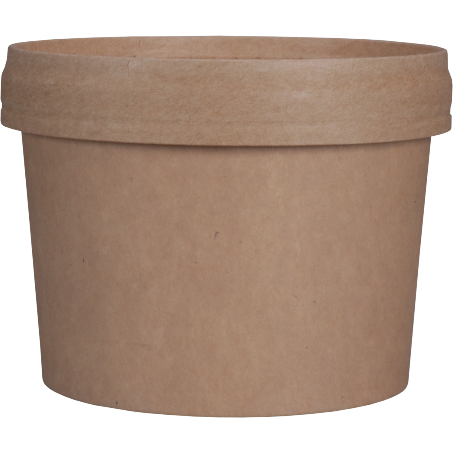 Depa, Soepbeker, incl. deksel, Karton + PP, 236ml, 8oz, Ø90mm, bruin 1