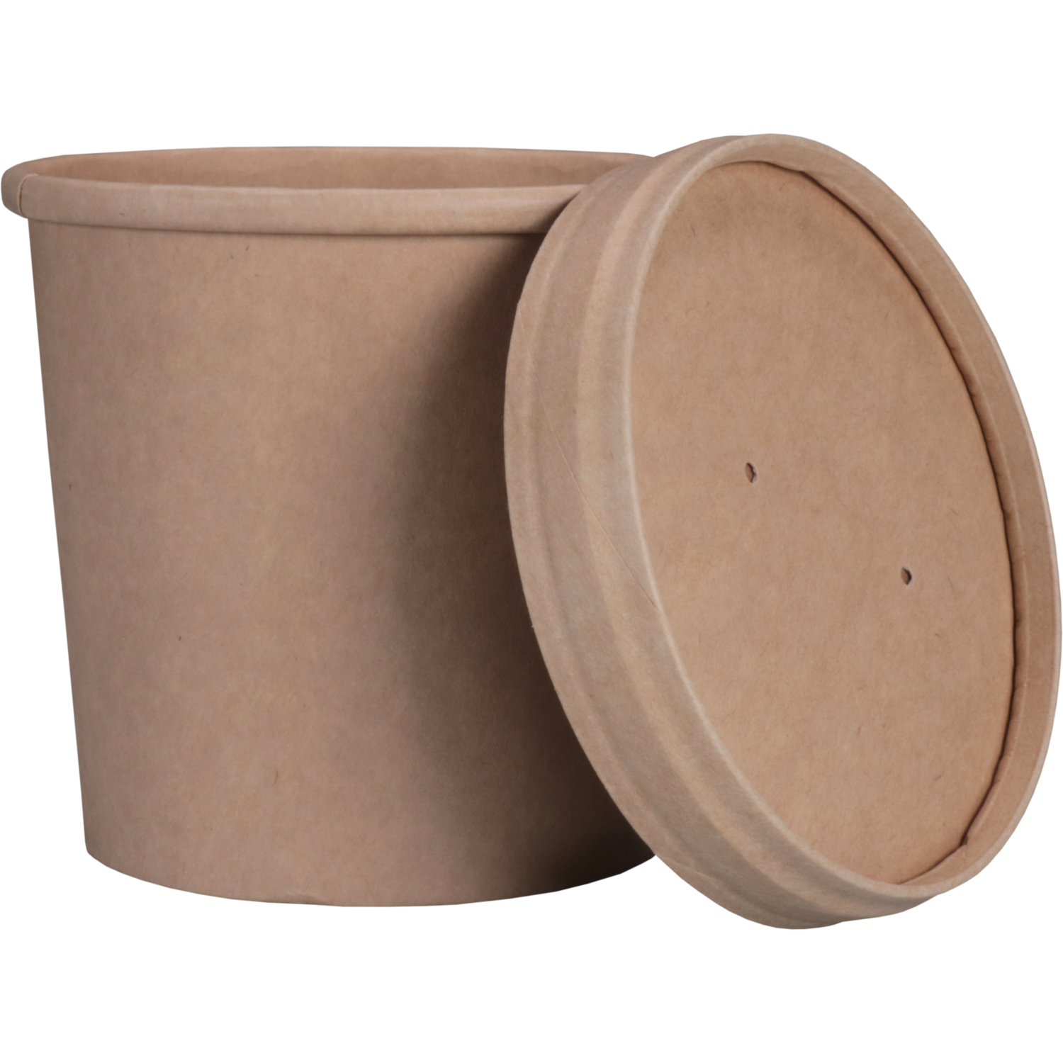 Depa, Soepbeker, incl. deksel, Karton + PP, 300ml, 12oz, Ø90mm, bruin 2