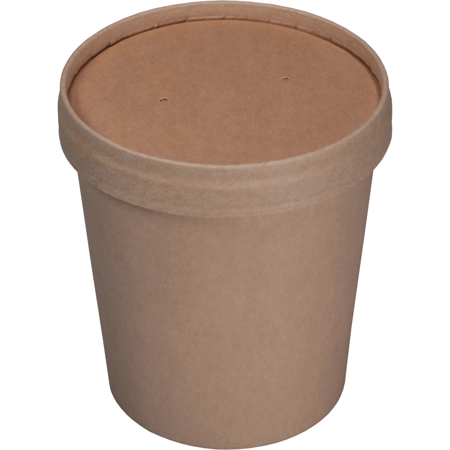Depa, Soepbeker, incl. deksel, Karton + PP, 400ml, 16oz, Ø97mm, bruin 3