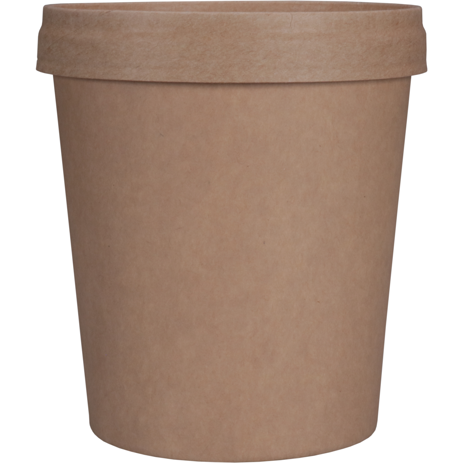 Depa, Soepbeker, incl. deksel, Karton + PP, 400ml, 16oz, Ø97mm, bruin 1