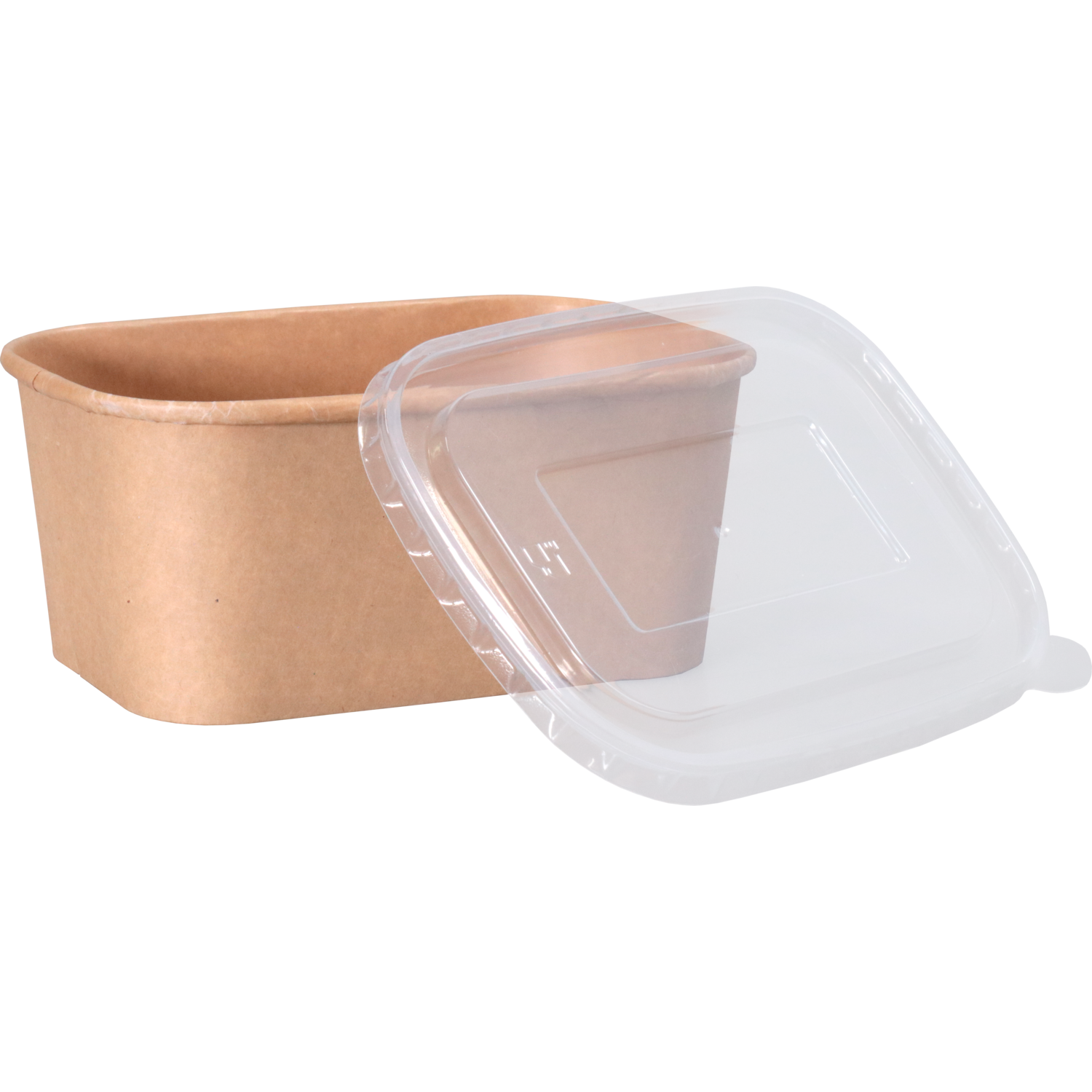 Depa Bak, Karton + PP, 1000ml, maaltijdcontainer, 169x117x76mm, bruin 3