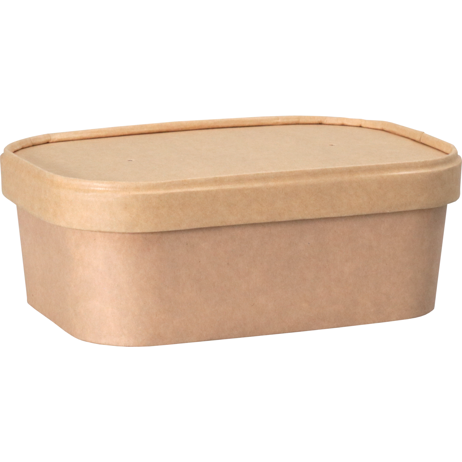 Depa Deksel, maaltijdcontainer, Karton + PP, 169x117x bruin 2
