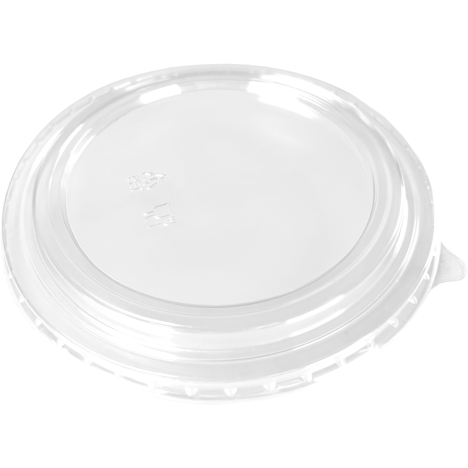 Deksel, PET, rond, Ø185mm, transparant 2