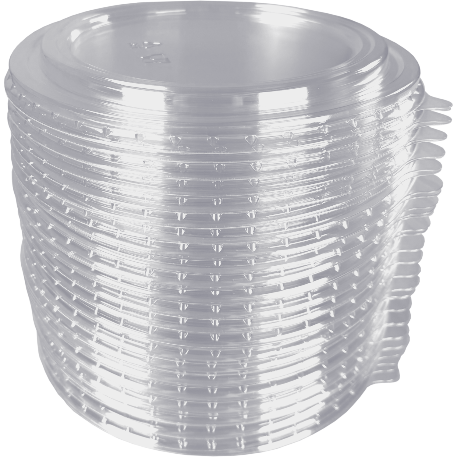 Deksel, PET, rond, Ø185mm, transparant 4