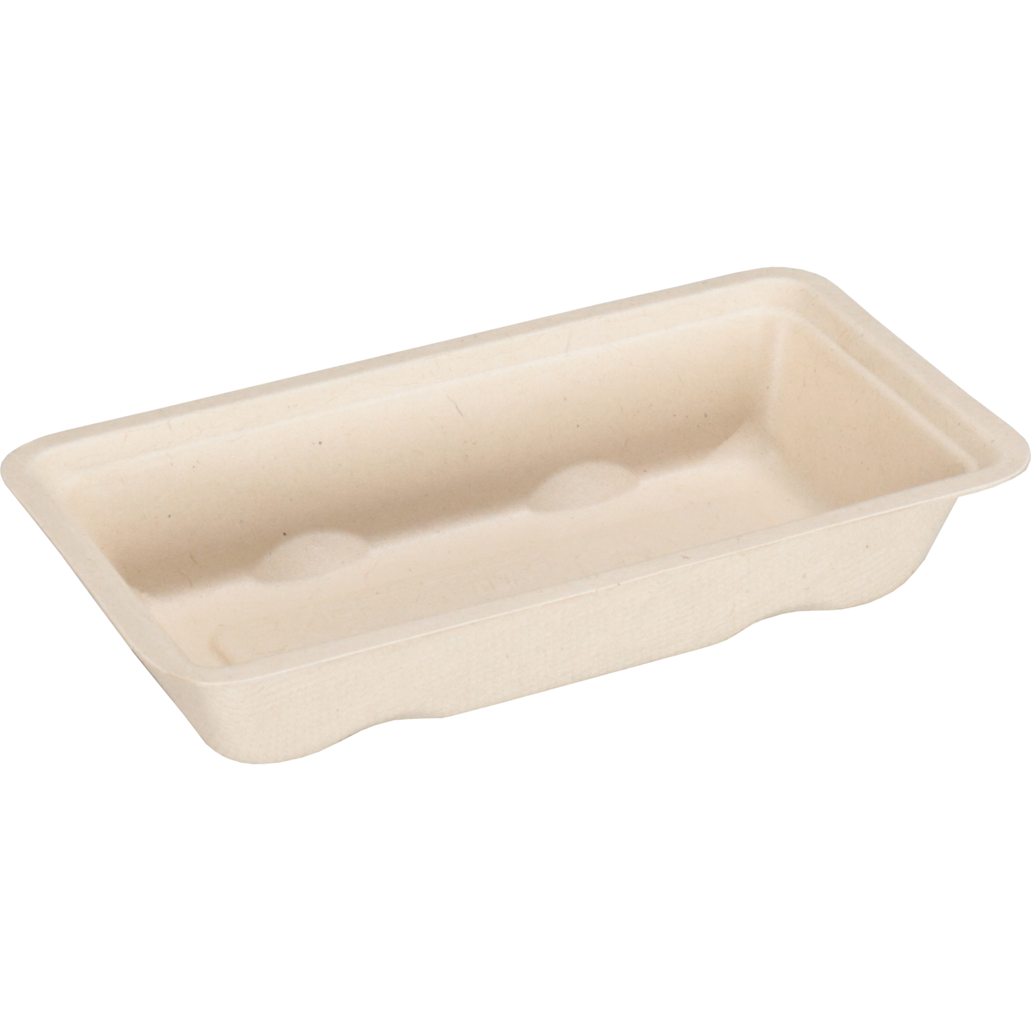 Depa Bak, Bagasse (suikerrietpulp), A5, snackbak, 150x77x30mm, naturel 2