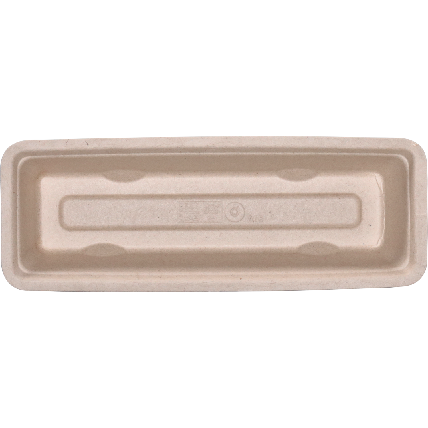 Depa Bak, Bagasse (suikerrietpulp), A16, snackbak, 200x72x32mm, naturel 3