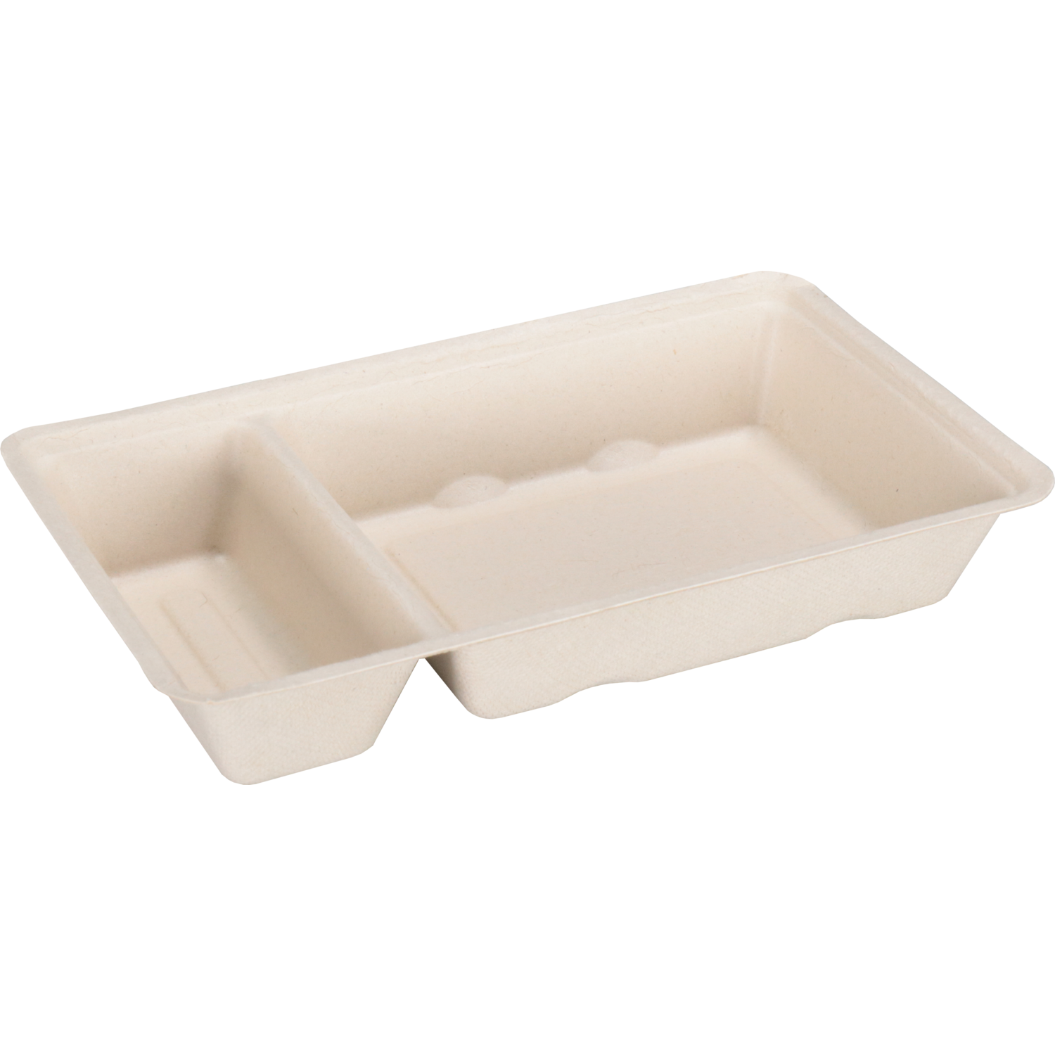 Depa Bak, Bagasse (suikerrietpulp), A20, snackbak, 205x120x36mm, naturel 2