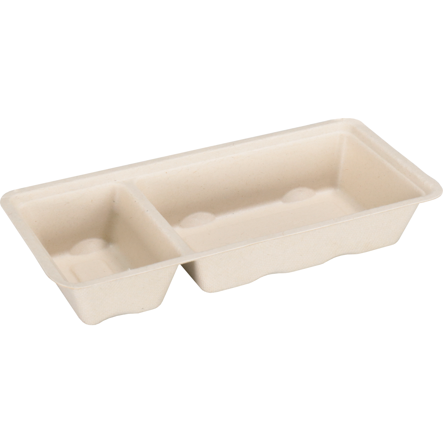 Depa Bak, Bagasse (suikerrietpulp), A22, snackbak, 203x95x30mm, naturel 2