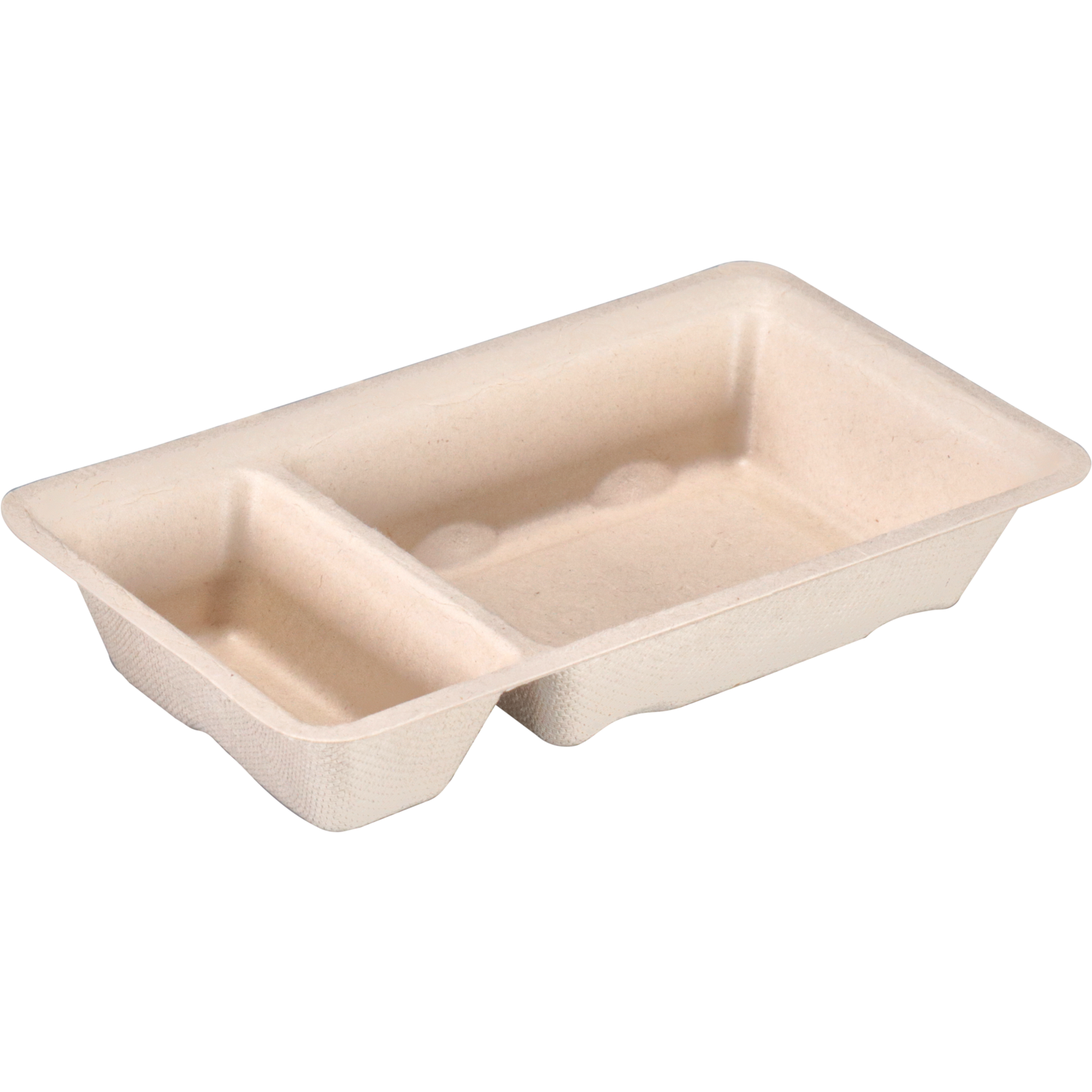 Depa Bak, Bagasse (suikerrietpulp), A23, snackbak, 170x95x30mm, naturel 2