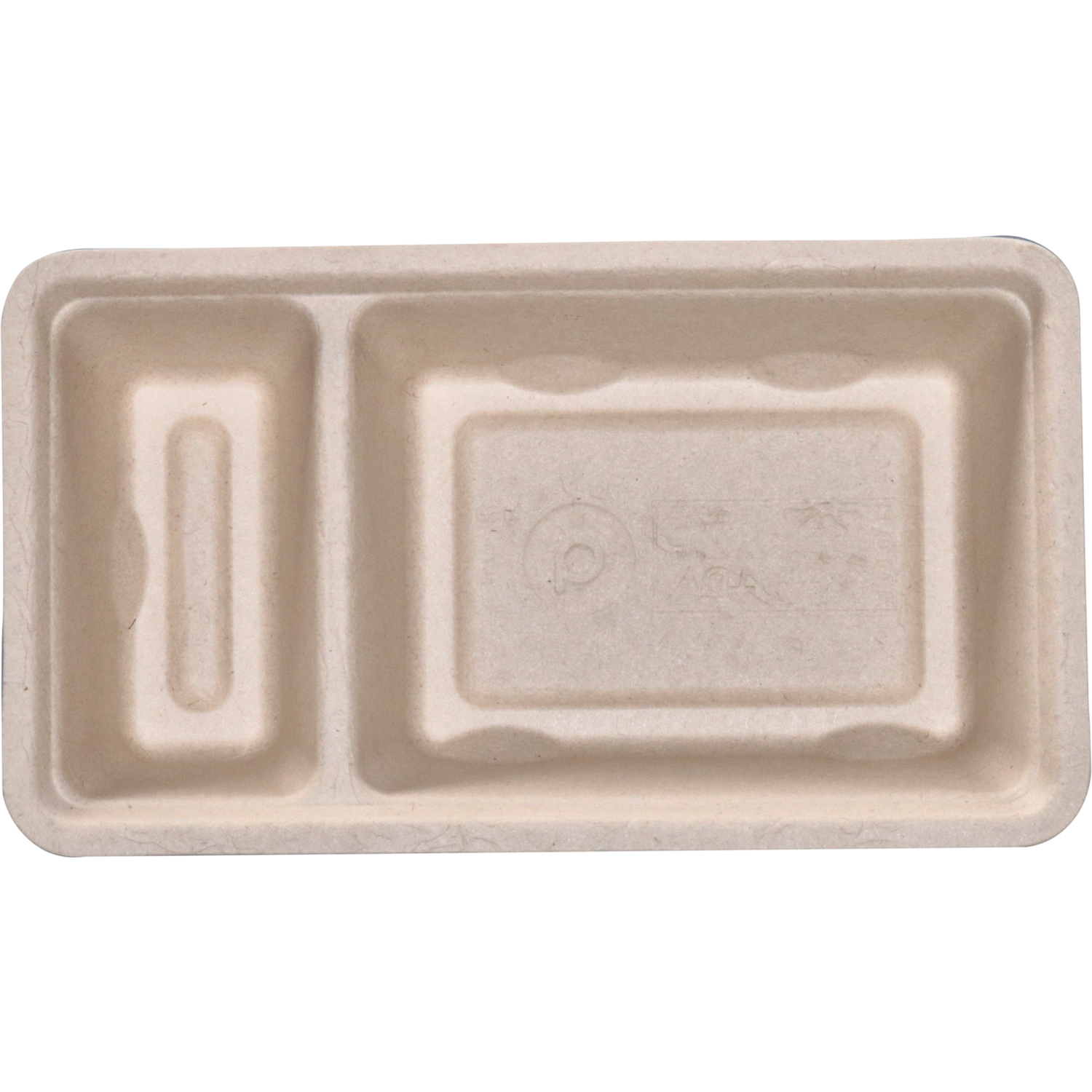 Depa Bak, Bagasse (suikerrietpulp), A23, snackbak, 170x95x30mm, naturel 3