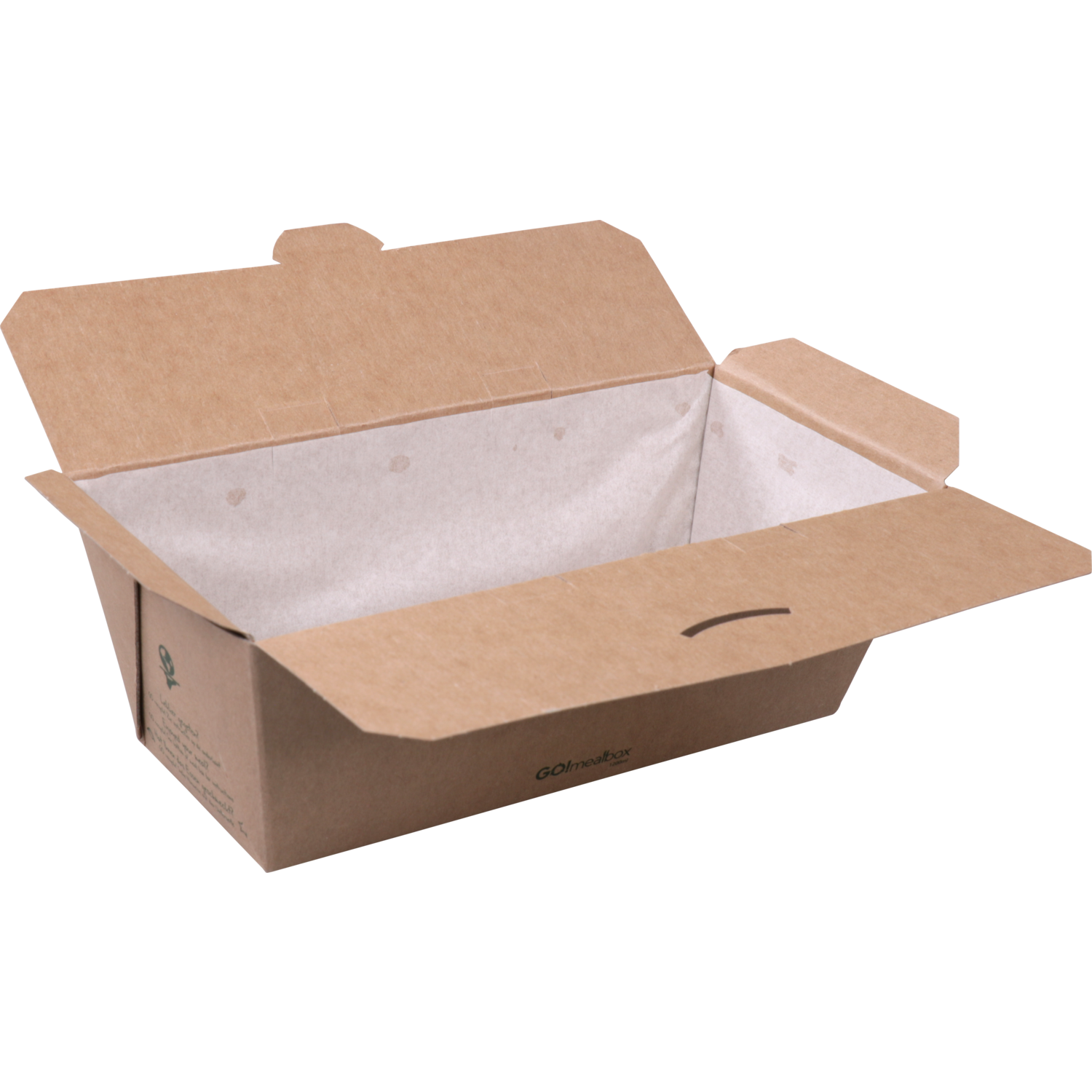 Fonkels Go!Mealbox, 1200ml, 21x10x7.5cm, karton, bruin 2