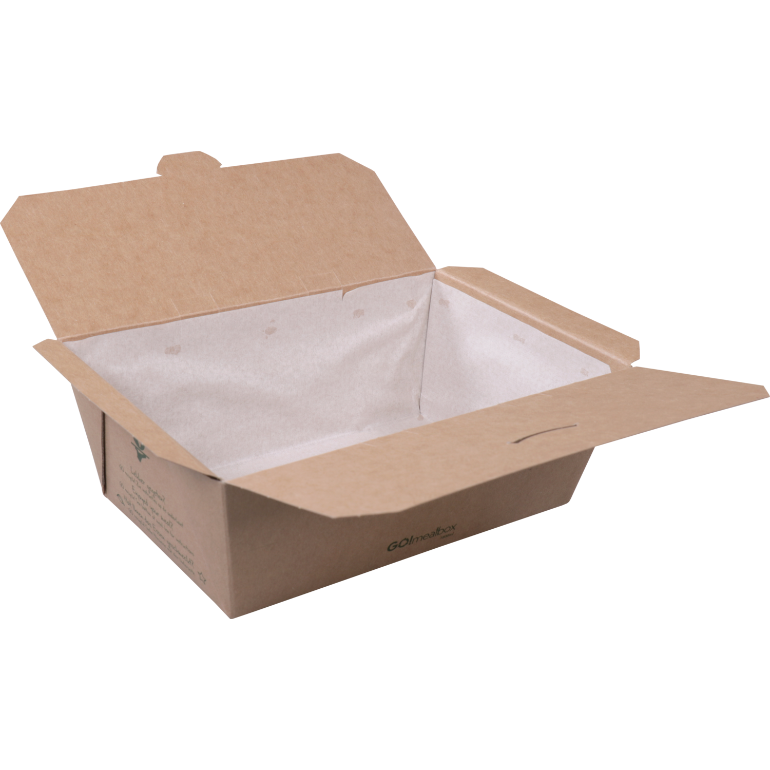 Fonkels Go!Mealbox, 1800ml, 21x14x7.5cm, karton, bruin 2