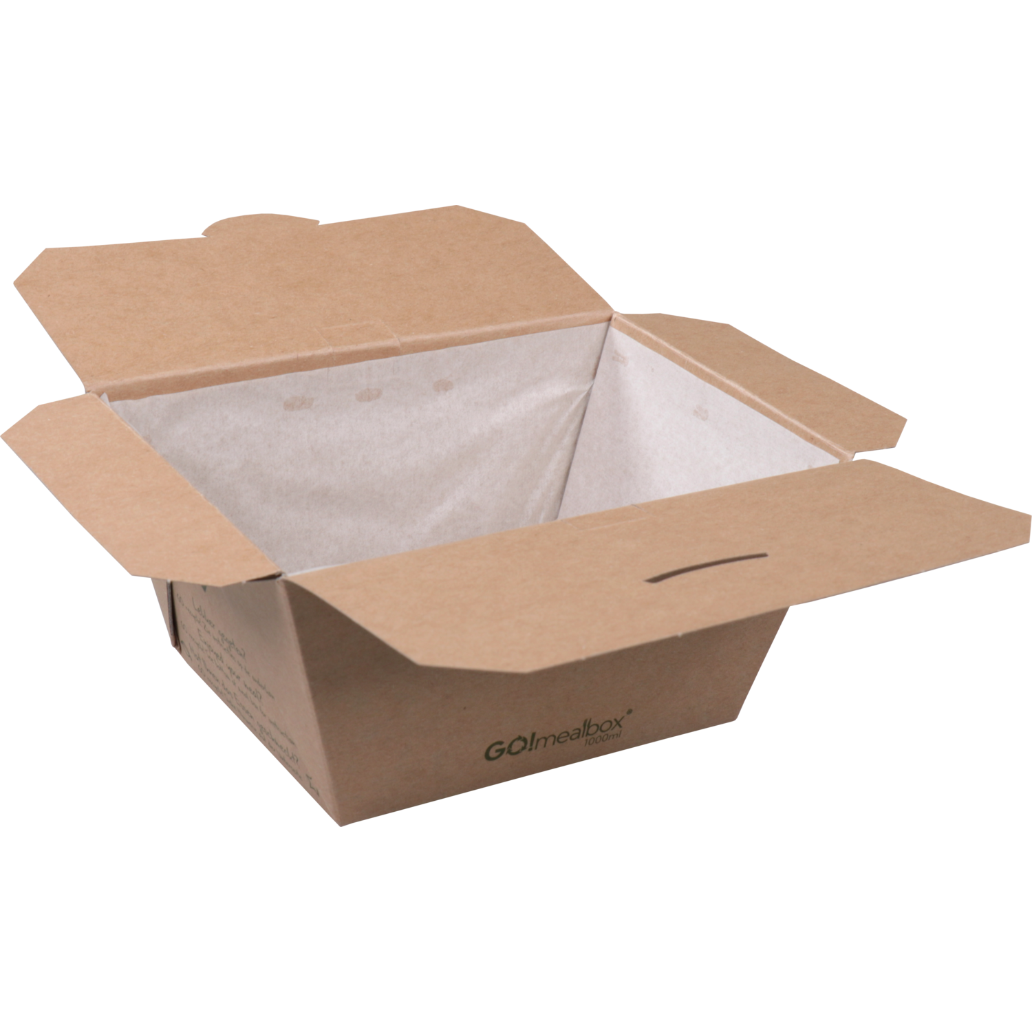 Go!Mealbox, 1000ml, 11.5x9x7.5cm, karton, bruin 2