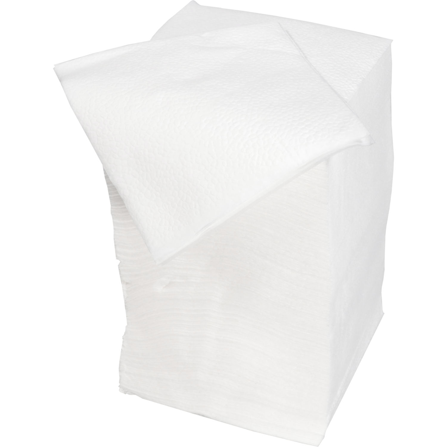 Servet, 1/4 vouw, 1-laags, 24x24cm, papier, wit 4