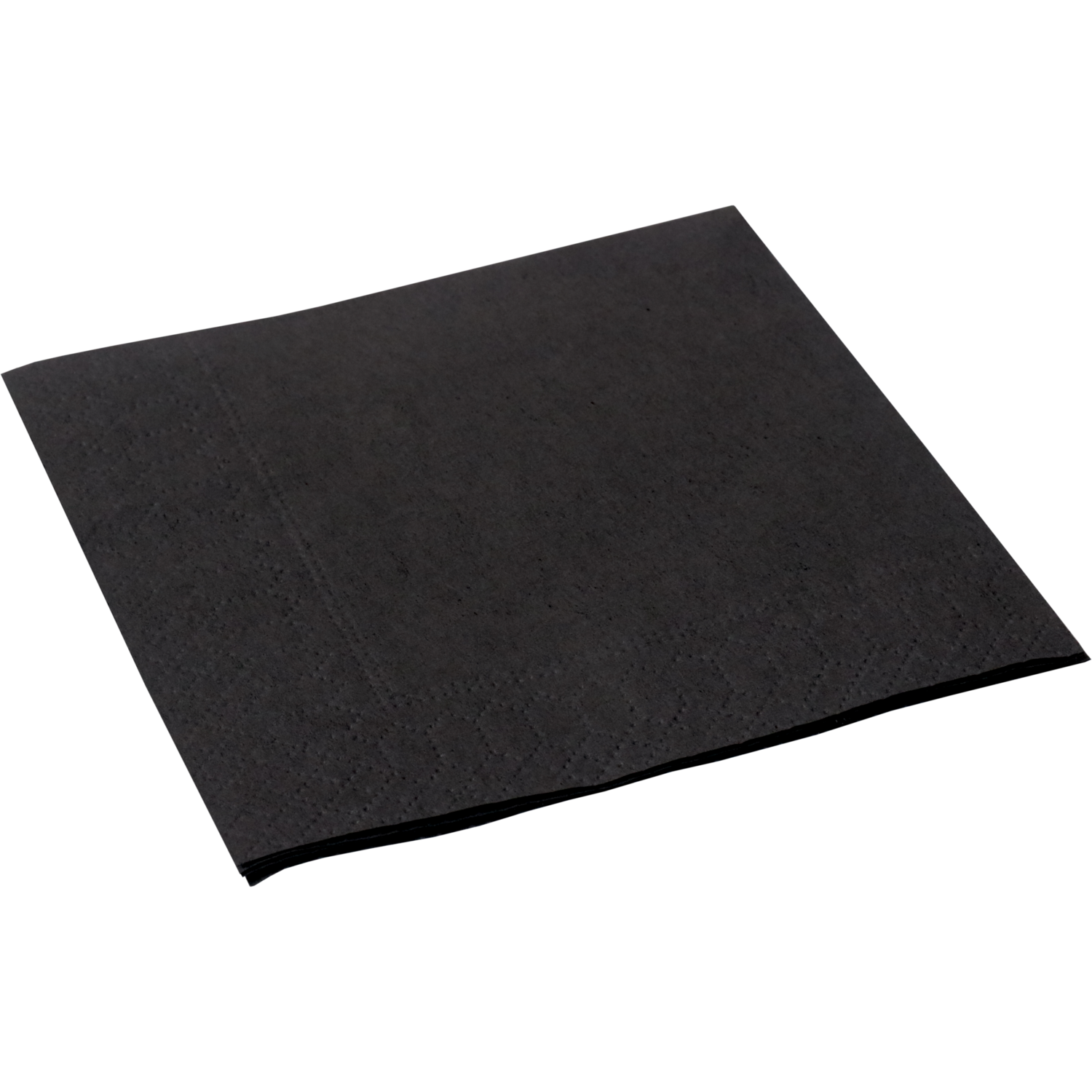 Servet, 1/4 vouw, 2-laags, 24x24cm, papier, zwart 2