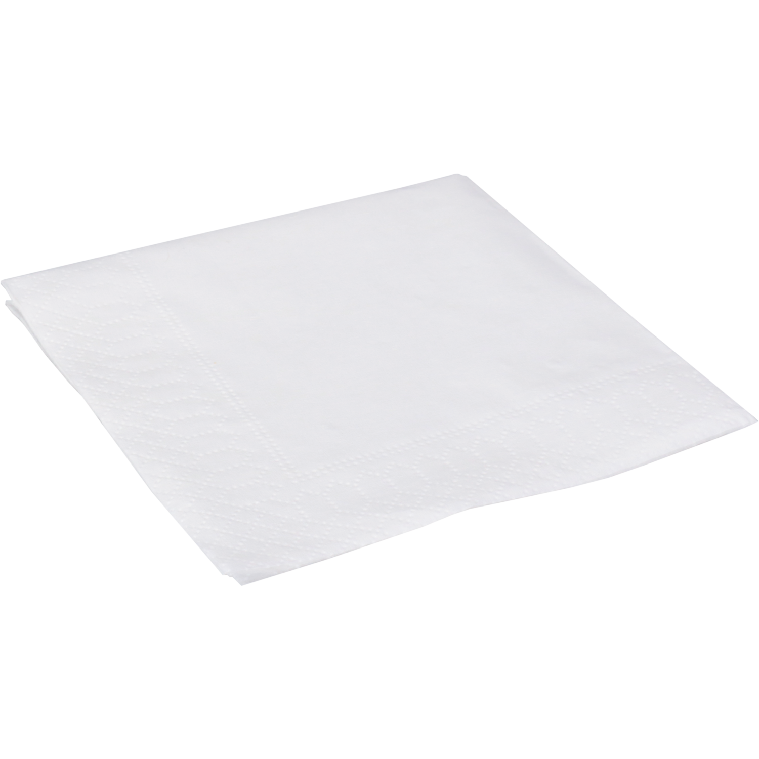 Servet, 1/4 vouw, 2-laags, 24x24cm, papier, wit 3