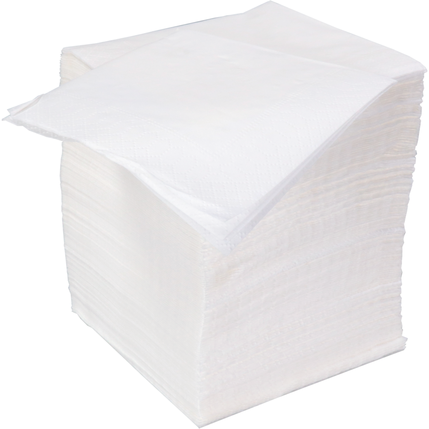 Servet, 1/4 vouw, 2-laags, 24x24cm, papier, wit 4