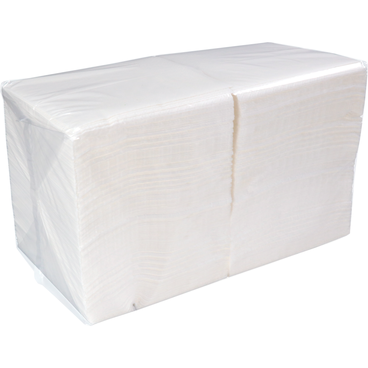 Servet, 1/4 vouw, 2-laags, 24x24cm, papier, wit 5