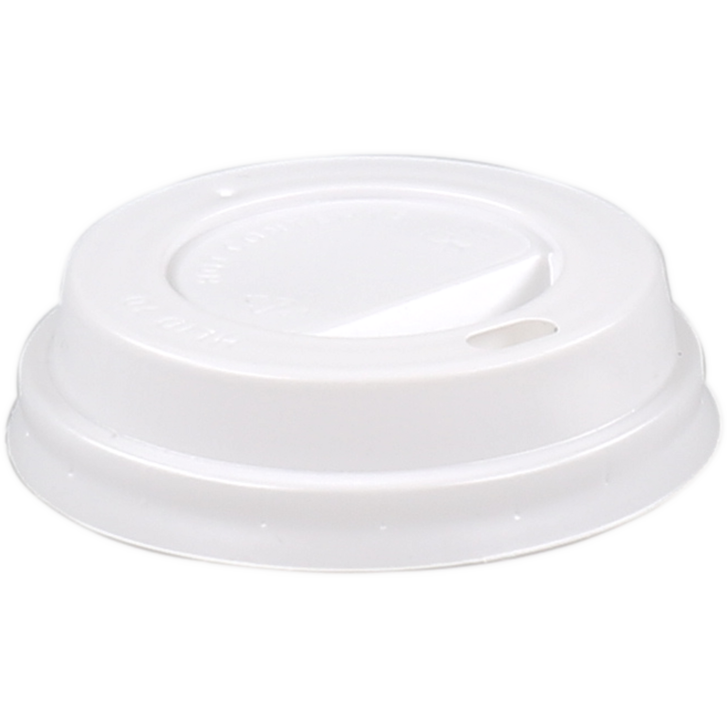 Deksel, PS, met drinkgat, Ø70.3mm, wit 1