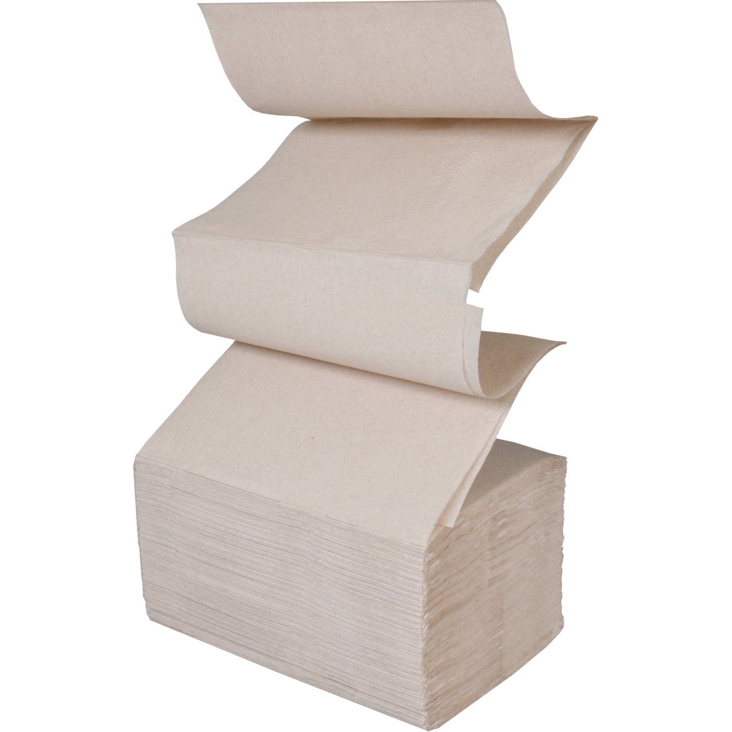 Servet, dispenserservet, 1/4 vouw, 2-laags, 21.3x16.5cm, papier, naturel 3