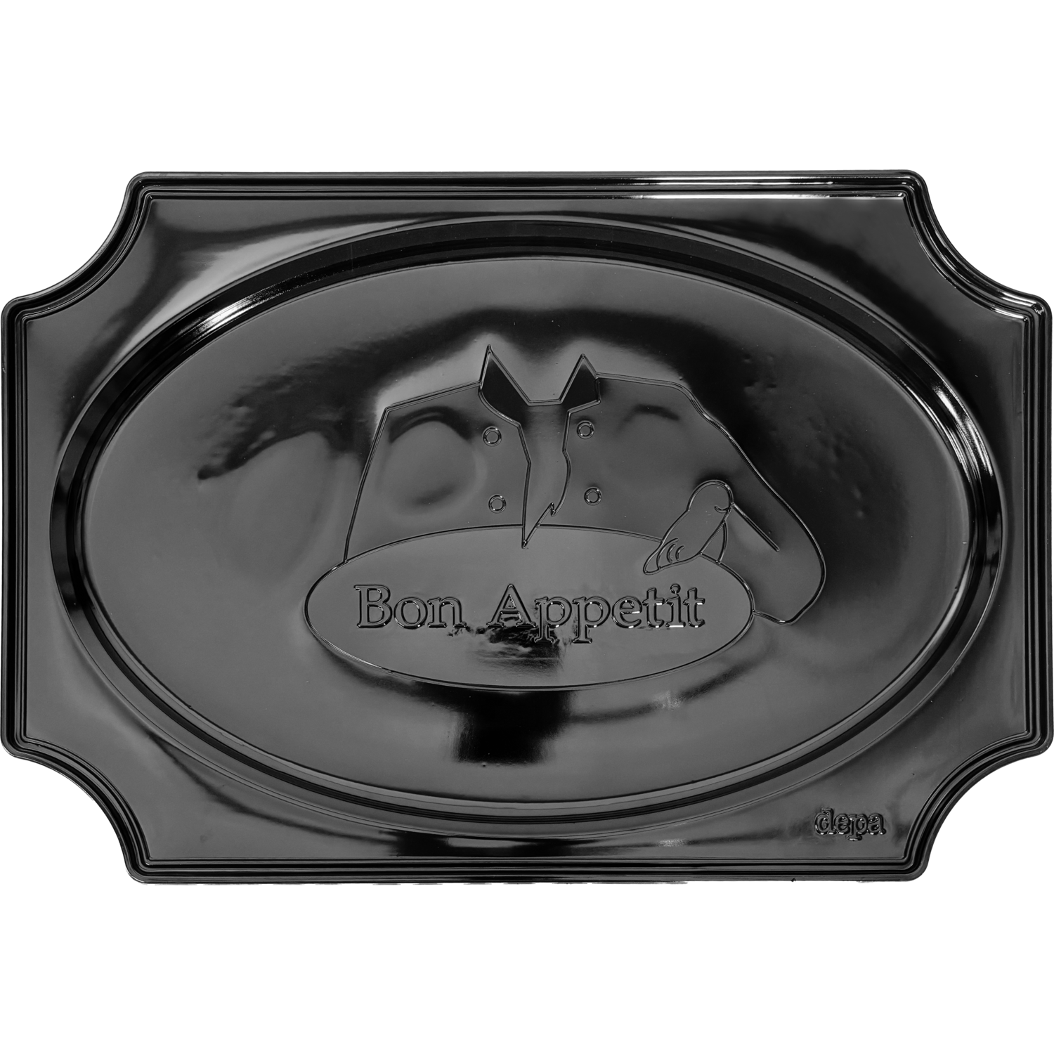 Schaal, cateringschaal, pS, 550x zwart 2