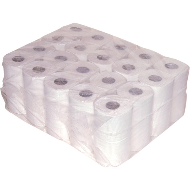 Qleaniq®, Toiletpapier, 2-laags, 10cm, Basic, wit 1