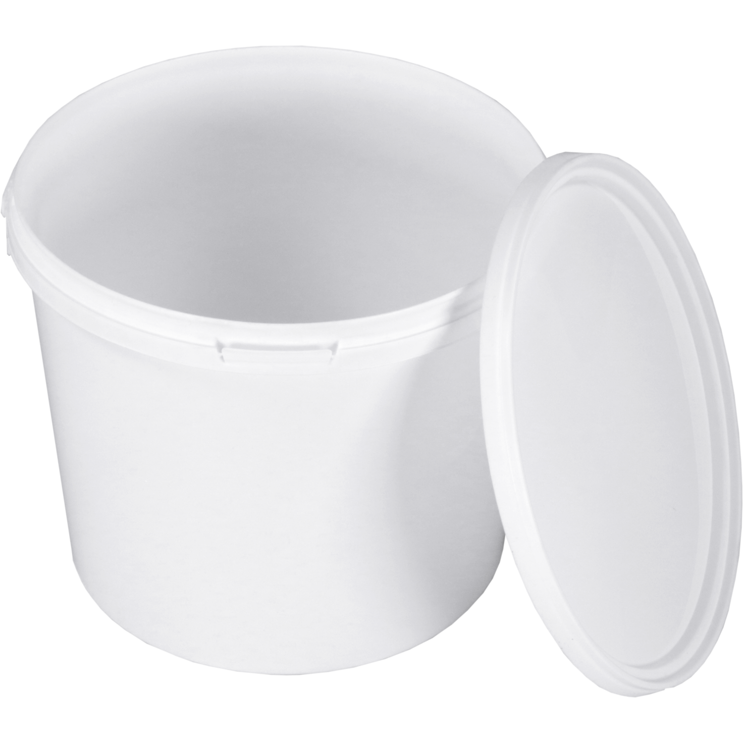 Emmer, PP, 187mm, ∅225mm, rond, 5l, wit 3