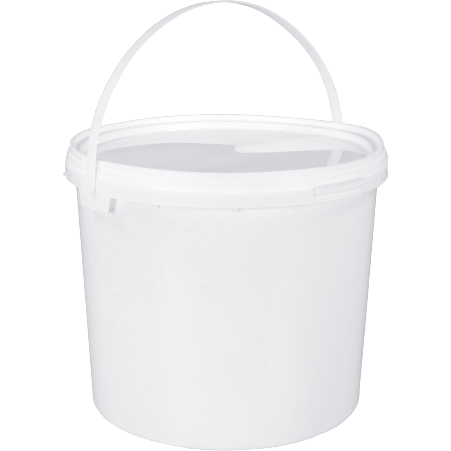 Emmer, PP, 187mm, ∅225mm, rond, 5l, wit 1
