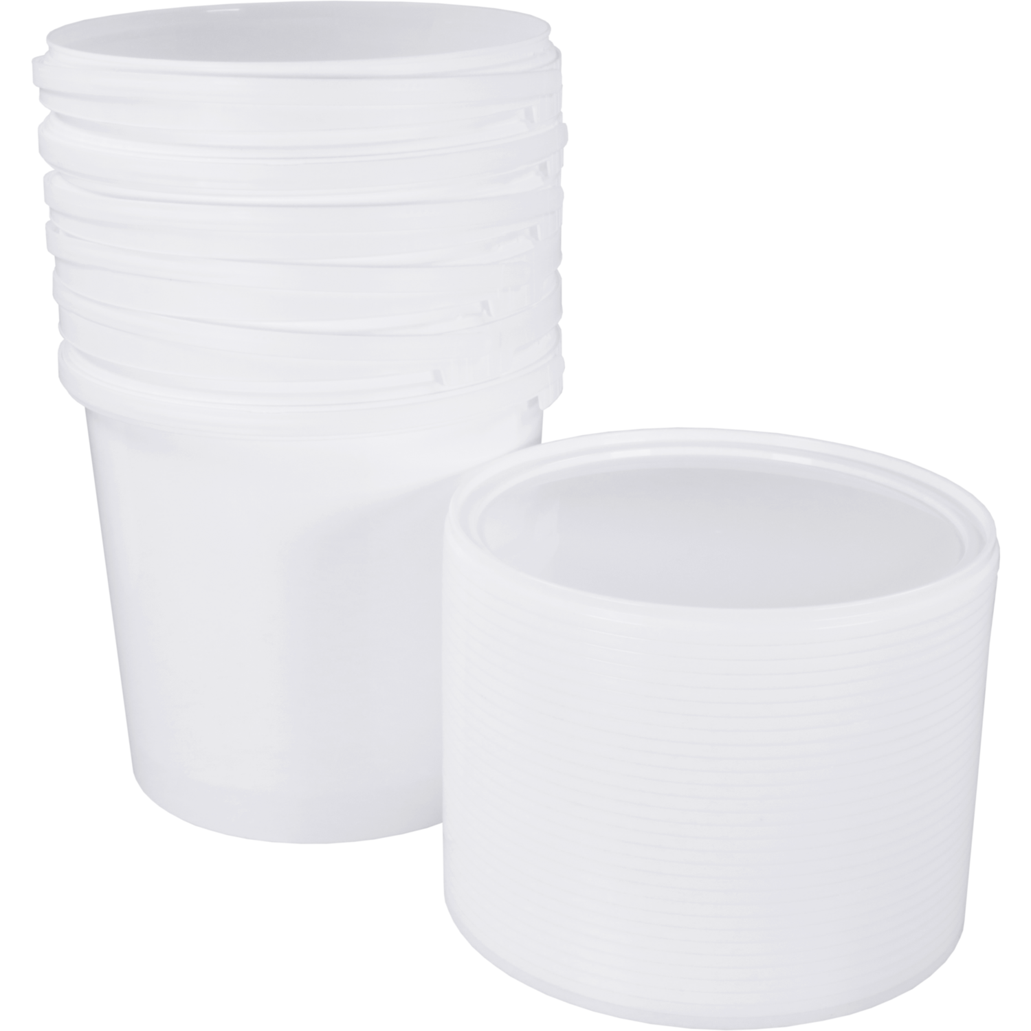 Emmer, PP, 263mm, ∅270mm, rond, 10l, wit 4
