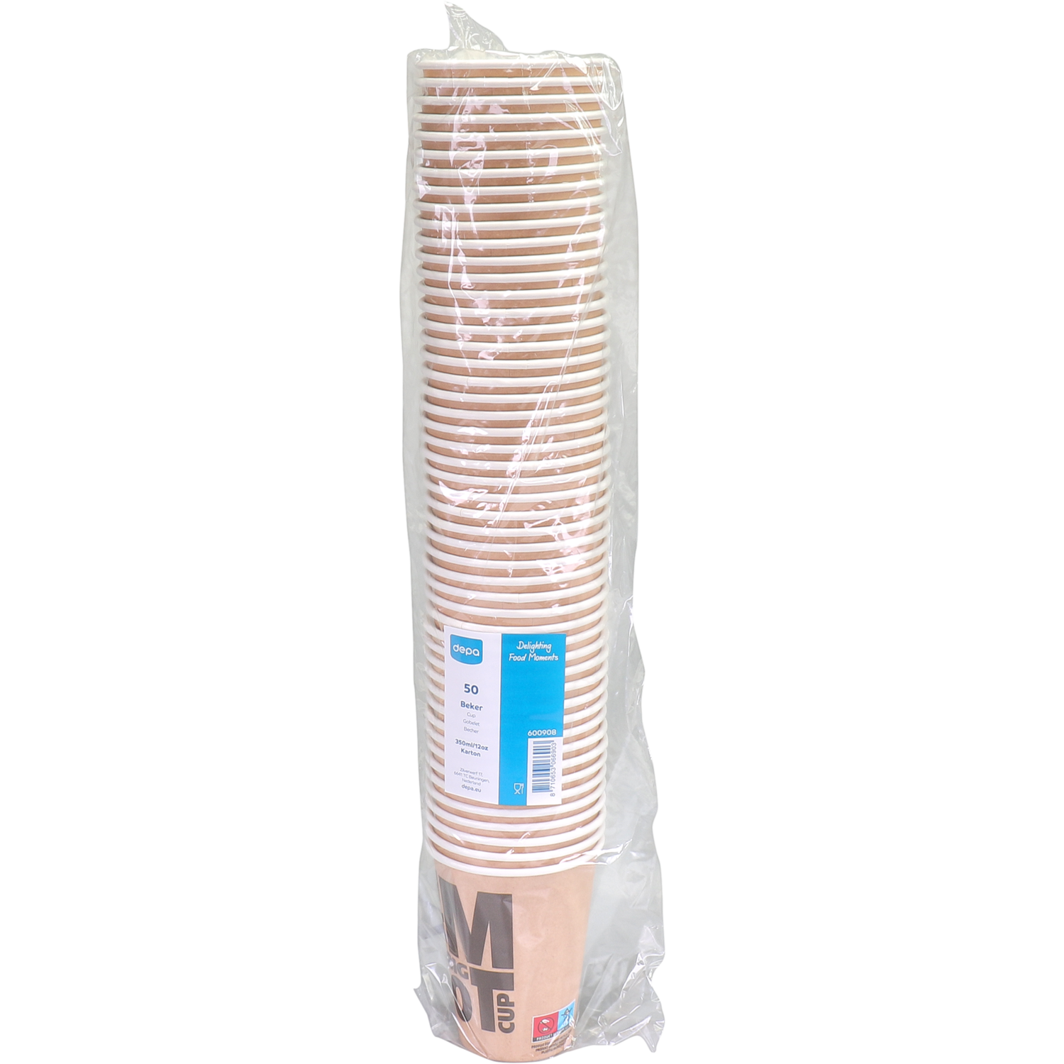 Depa, Koffiebeker, I´M a HOT cup, Karton + PE, 400ml, 12oz, Ø90mm,  2