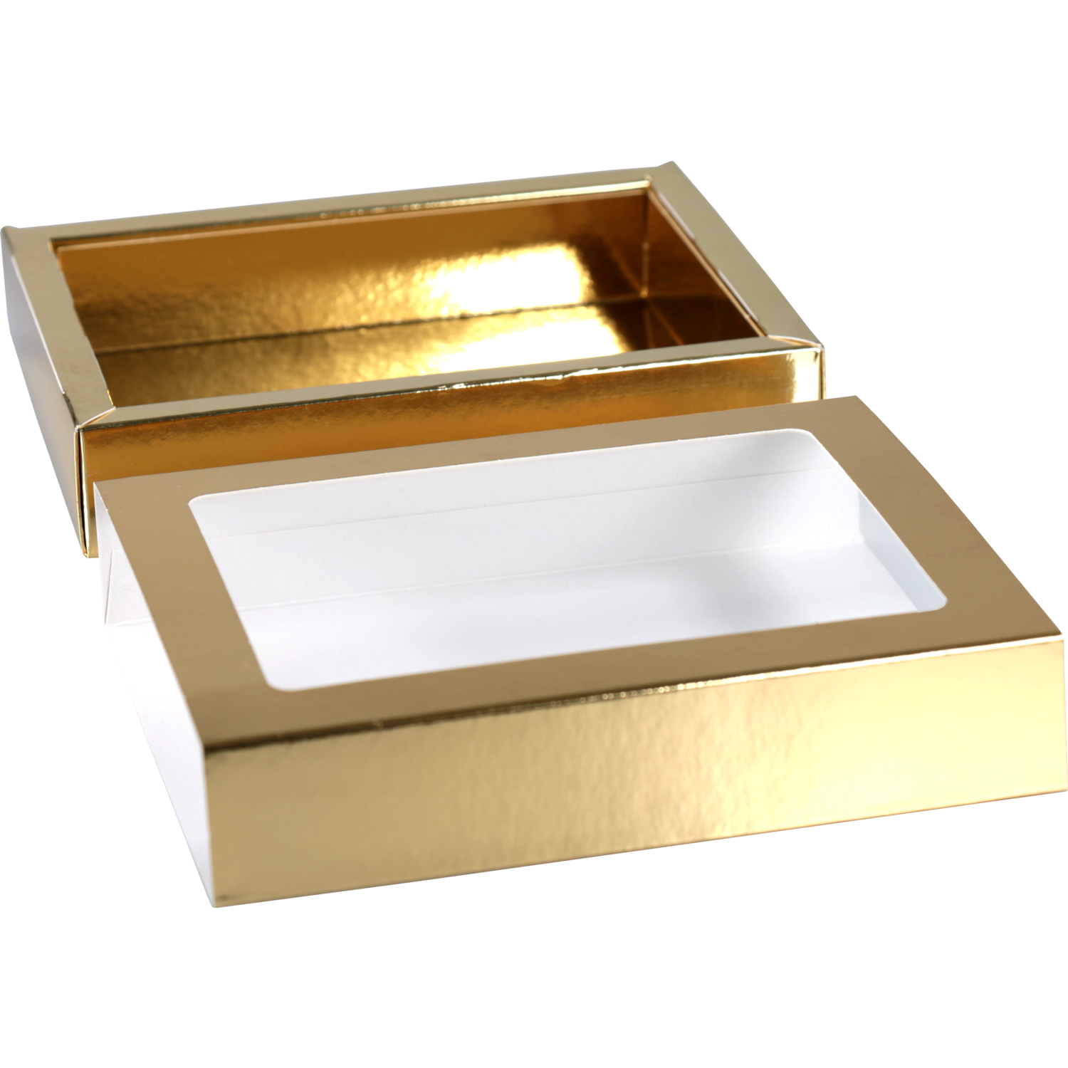  Chocoladeletterdoos, GK1, karton + PET, 129x89x24mm, Sinterklaas, goud 3