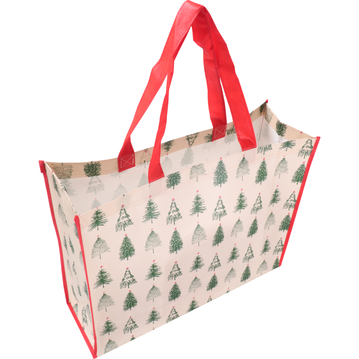 Shopper, Kerstmis, PP, Kerstboompjes, 45x 15x36cm,  2