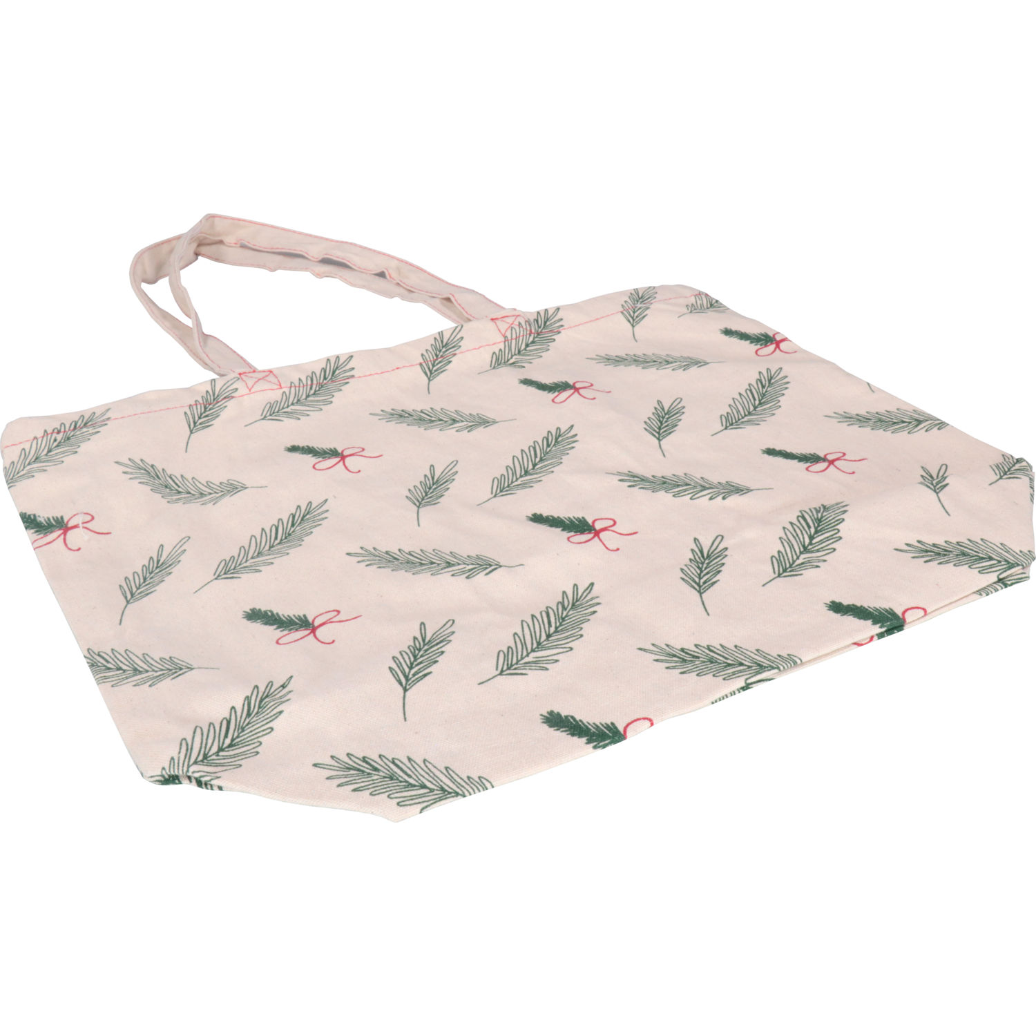 Shopper, Kerstmis, Canvas, Kersttakjes en strikjes, 45x 15x36cm,  5