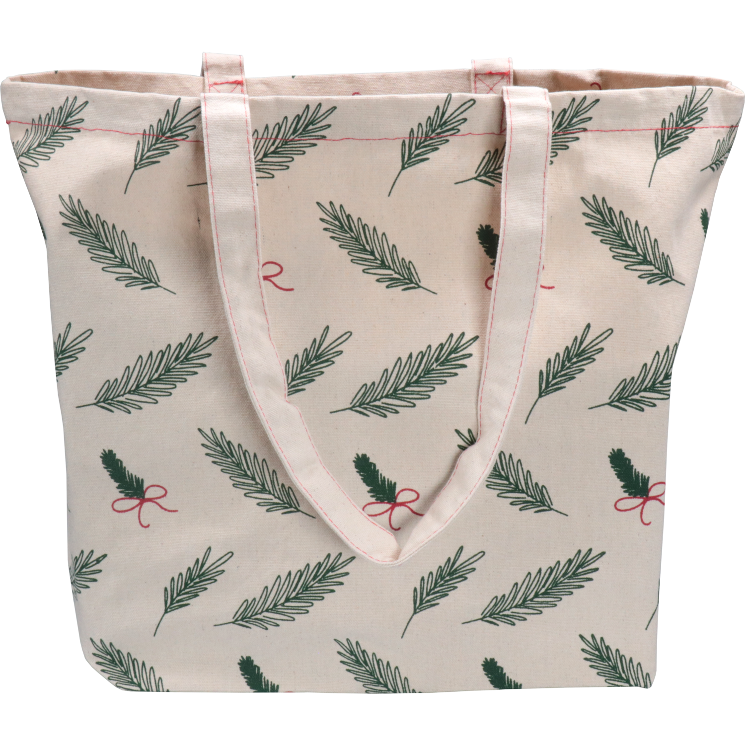 Shopper, Kerstmis, Canvas, Kersttakjes en strikjes, 45x 15x36cm,  1