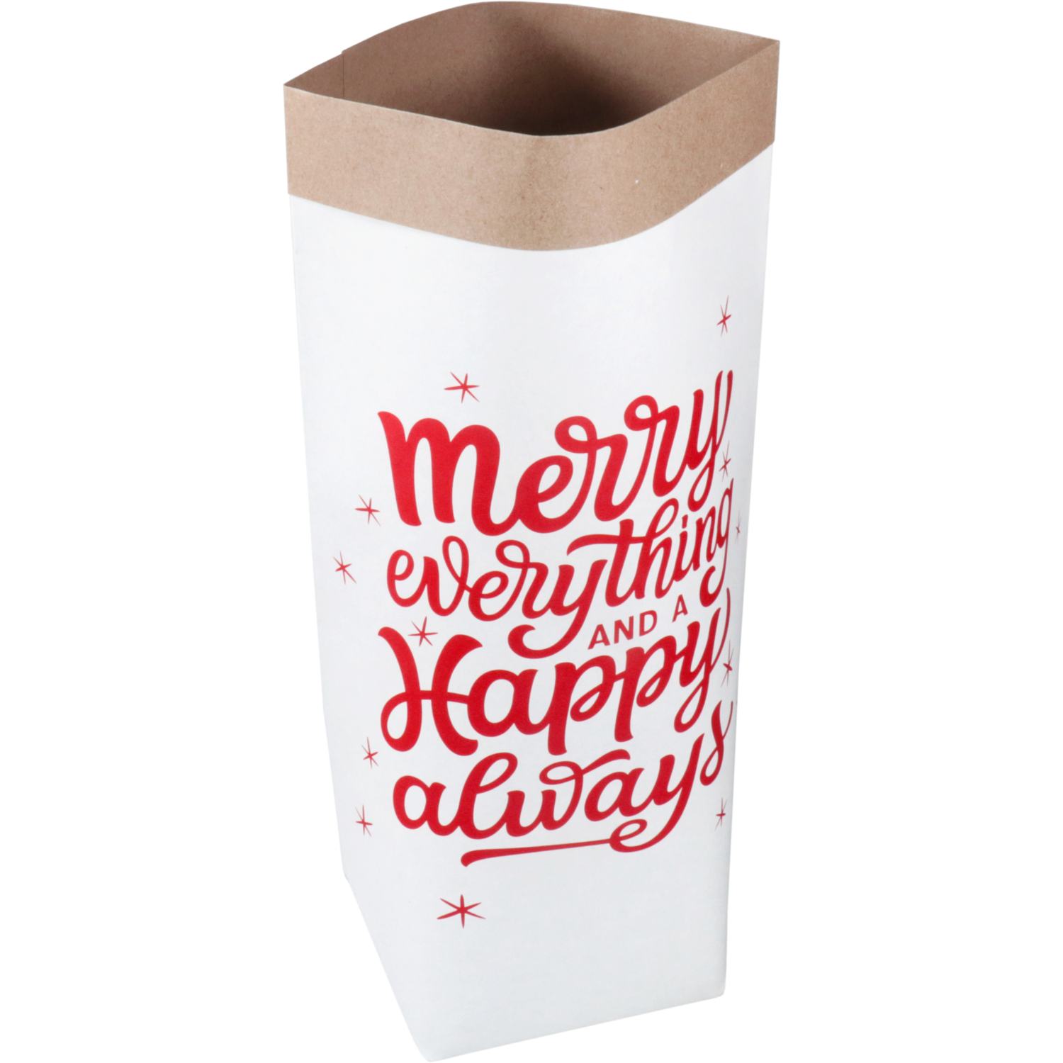 Zak, Cadeauzak, Papier, 25/ 12x40cm, Merry Everything,  2
