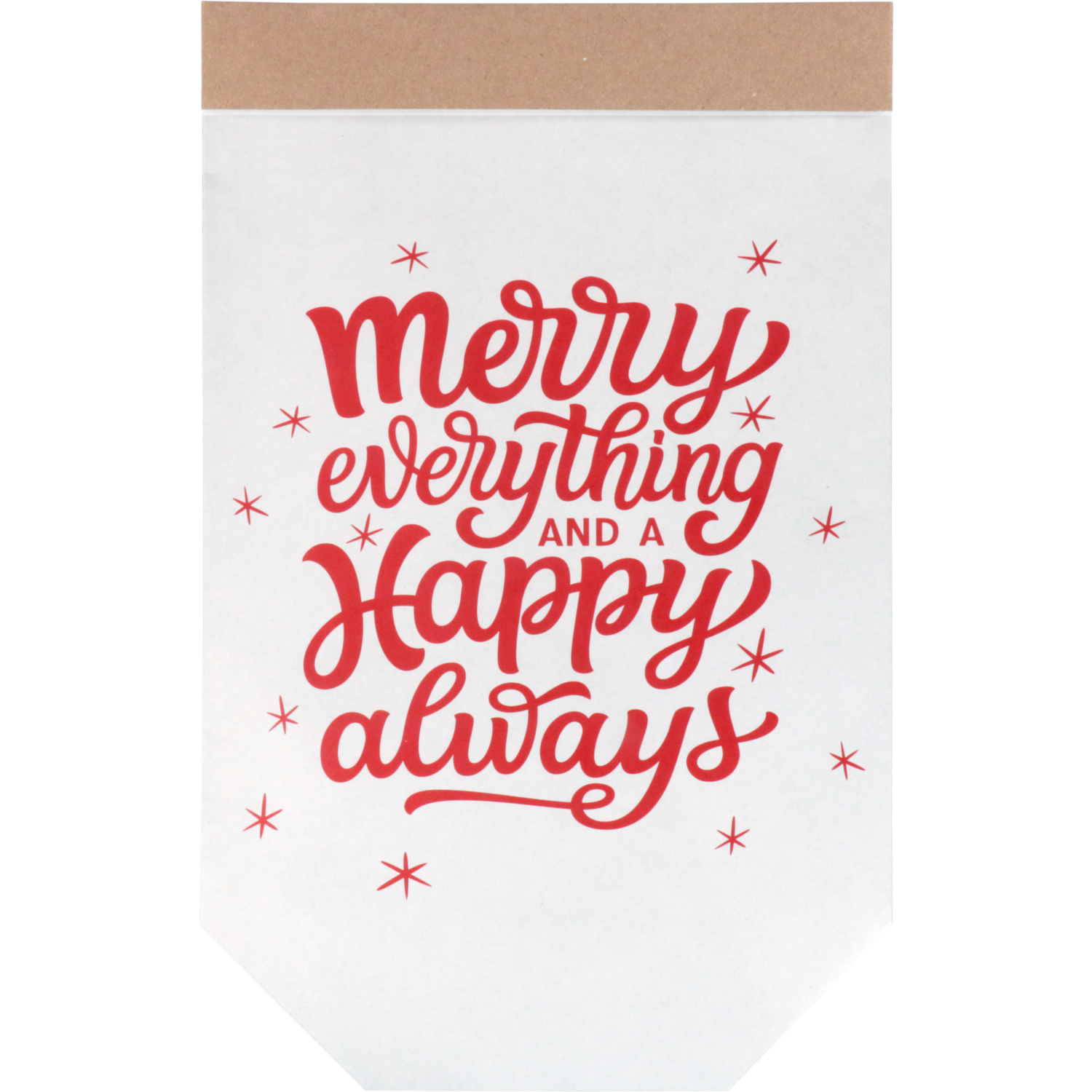 Zak, Cadeauzak, Papier, 25/ 12x40cm, Merry Everything,  5