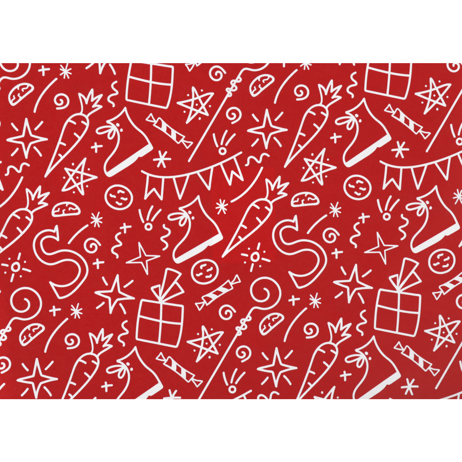Cadeaupapier, 30cm, 200m, 80gr/m², Red One,  2