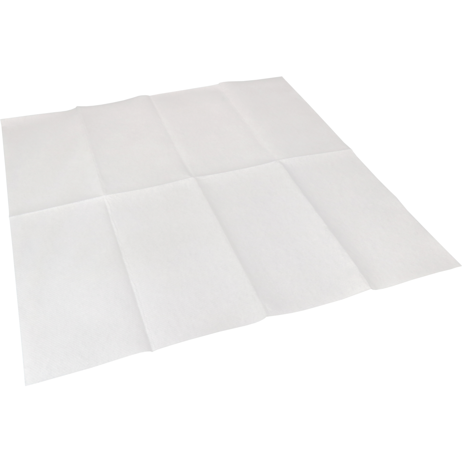 Servet, 1/8 vouw, 40x40cm, airlaid, wit 3