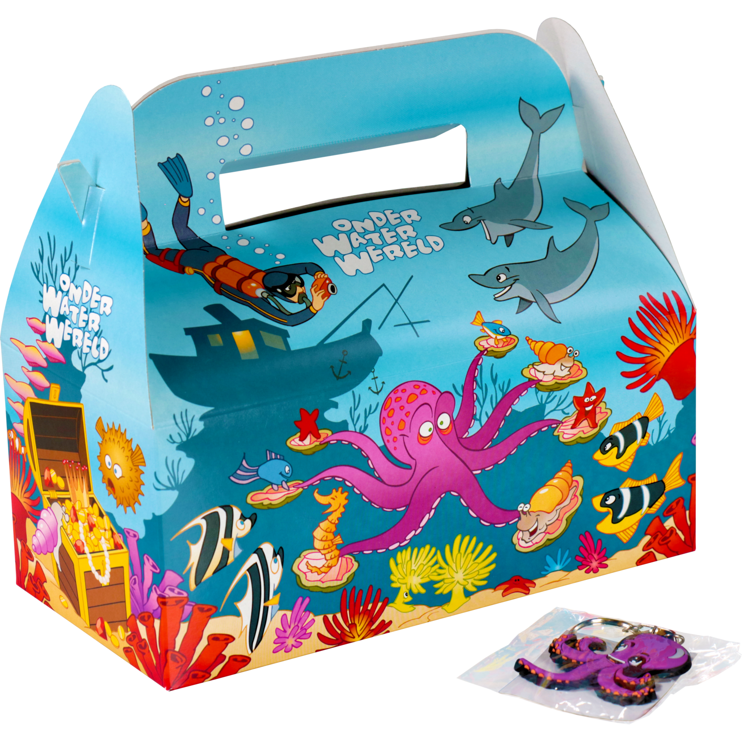 Depa Kidsbox, Onderwaterwereld, incl. speeltje, 225x120x95mm, karton 1