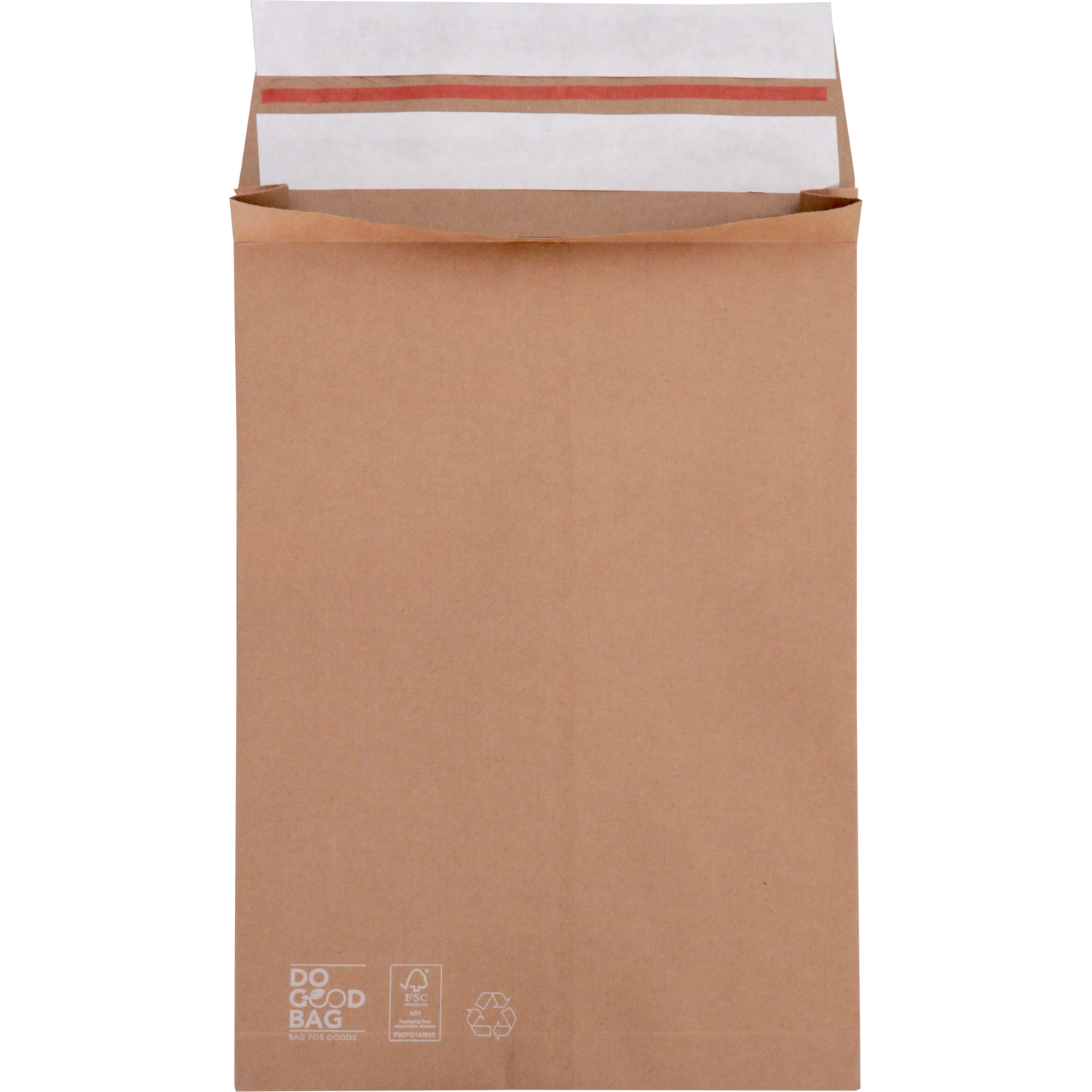 Envelop, verzendzak, 350x250mm, papier, bruin 1