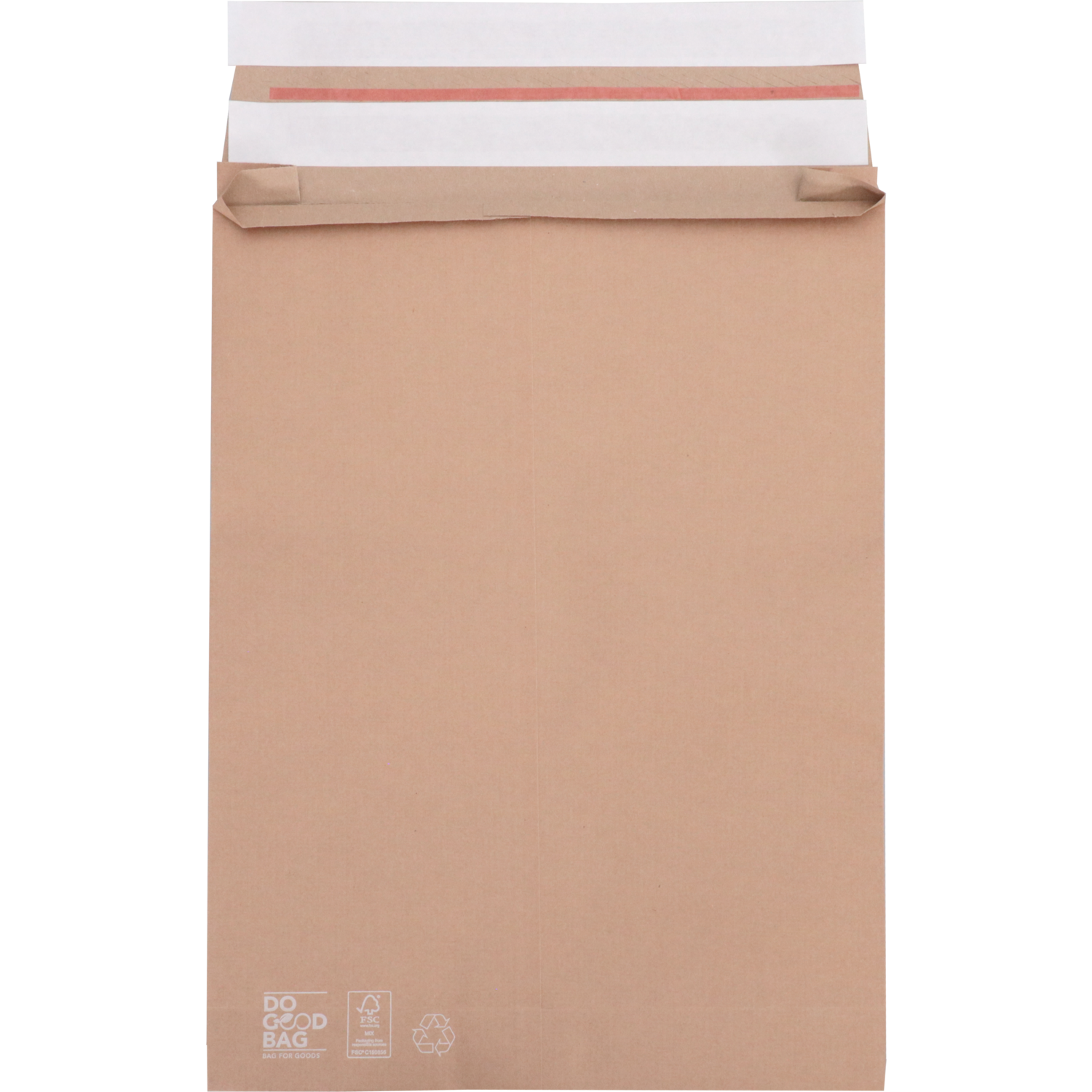 Envelop, verzendzak, 430x320mm, papier, bruin 1